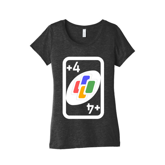 Uno Halloween Costume Womens Triblend Tee
