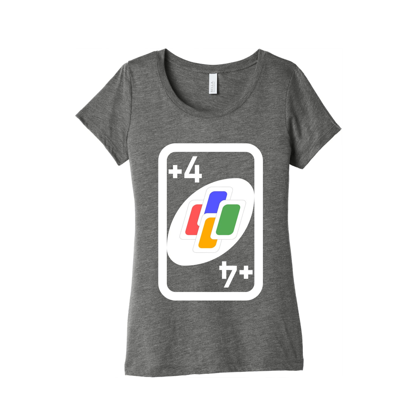 Uno Halloween Costume Womens Triblend Tee