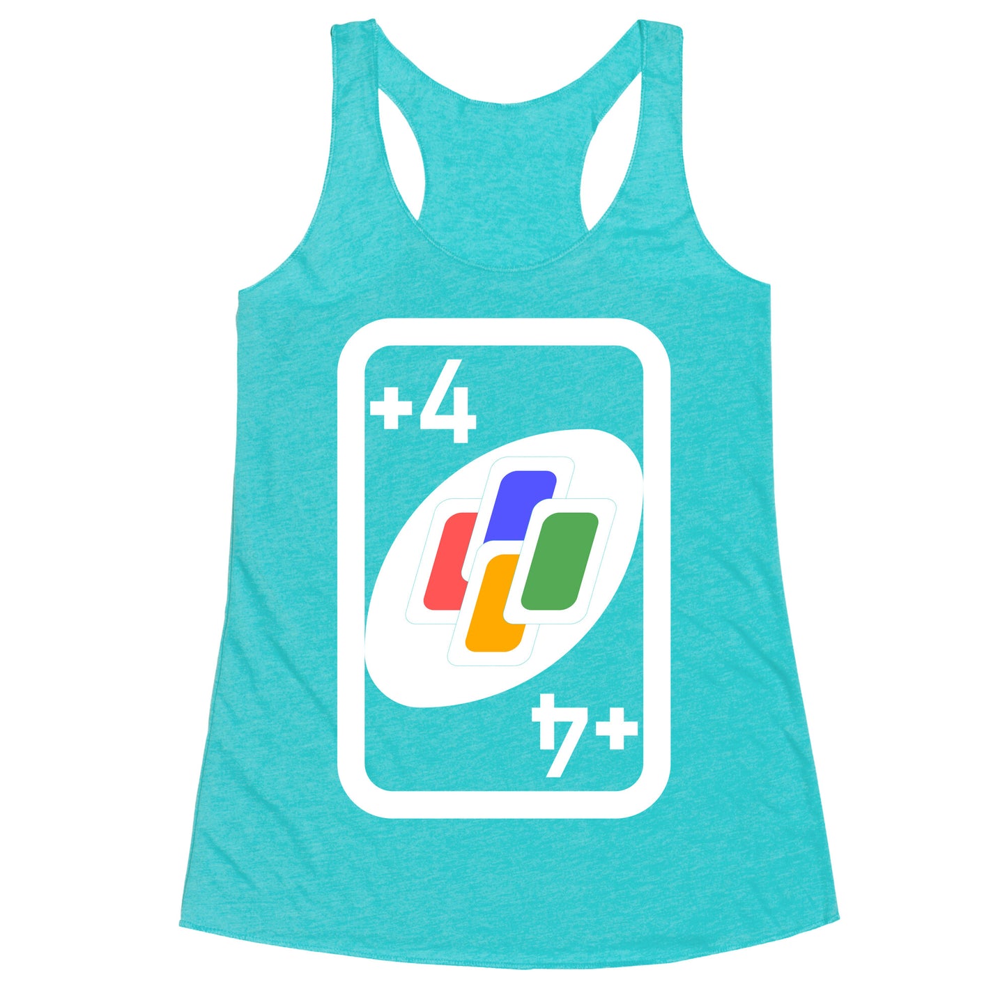 Uno Halloween Costume Racerback Tank