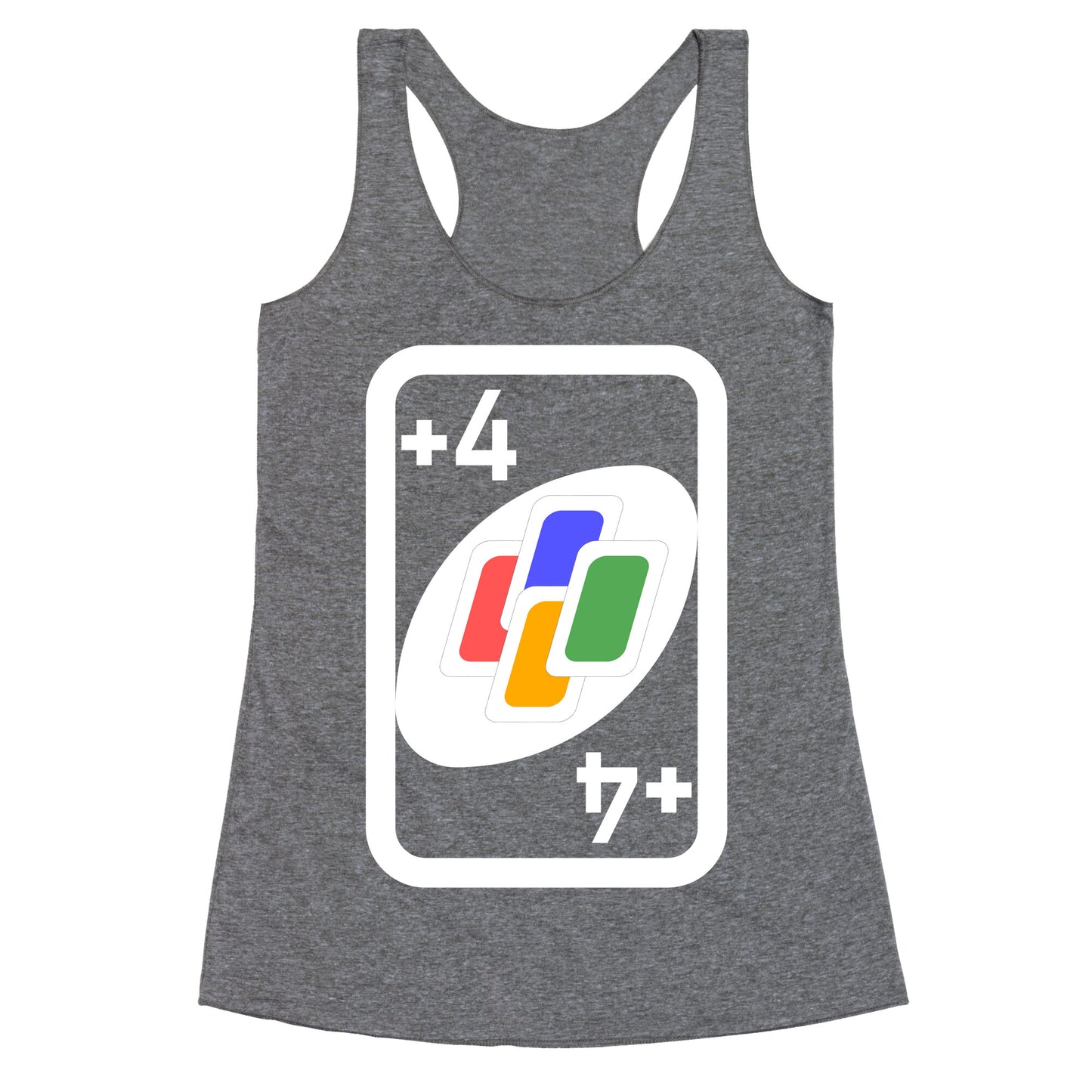 Uno Halloween Costume Racerback Tank