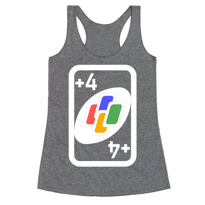 Uno Halloween Costume Racerback Tank