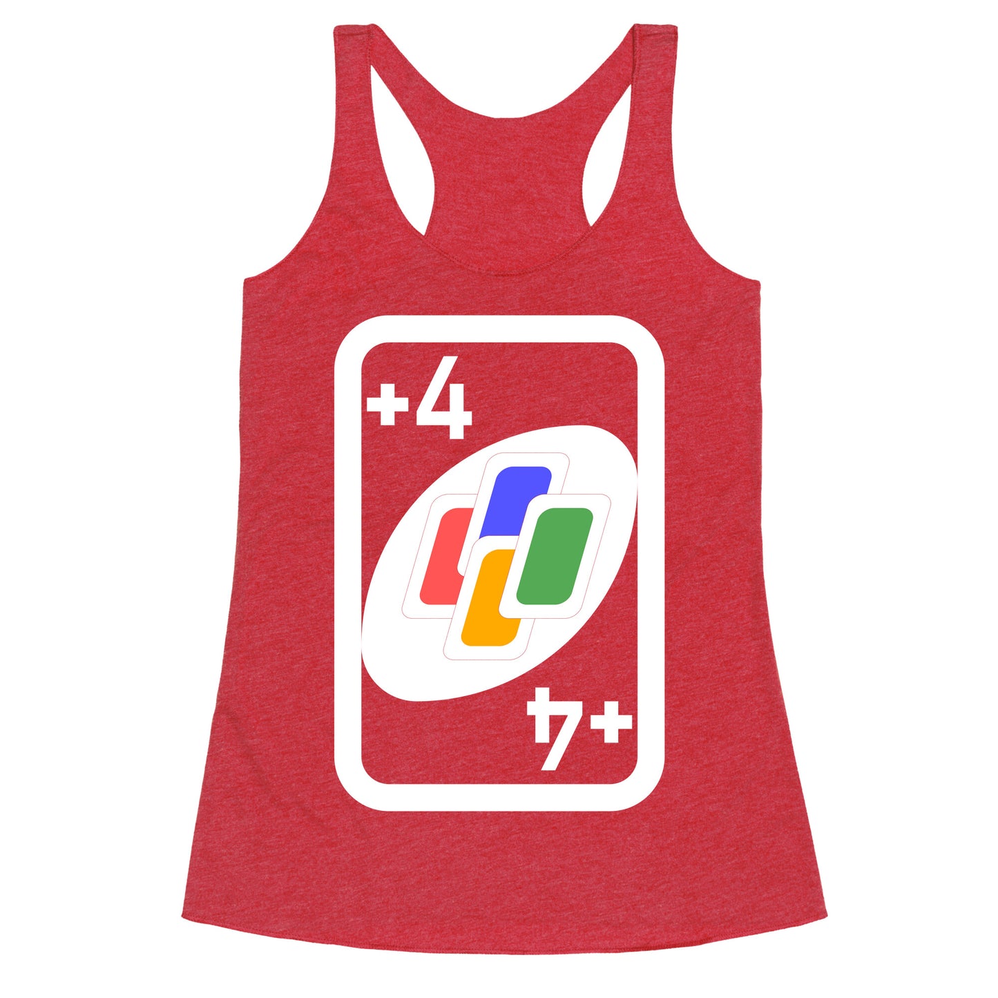 Uno Halloween Costume Racerback Tank