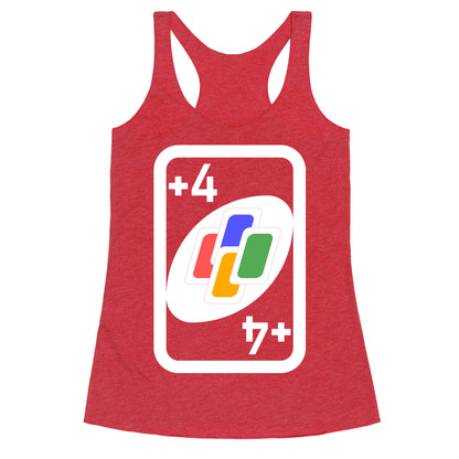Uno Halloween Costume Racerback Tank