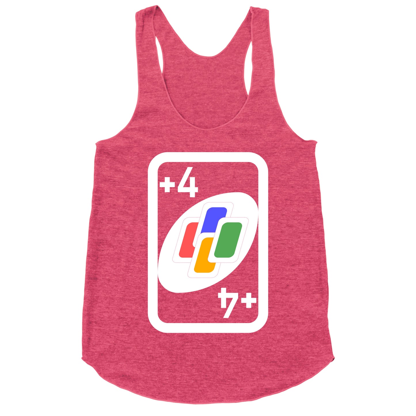 Uno Halloween Costume Racerback Tank
