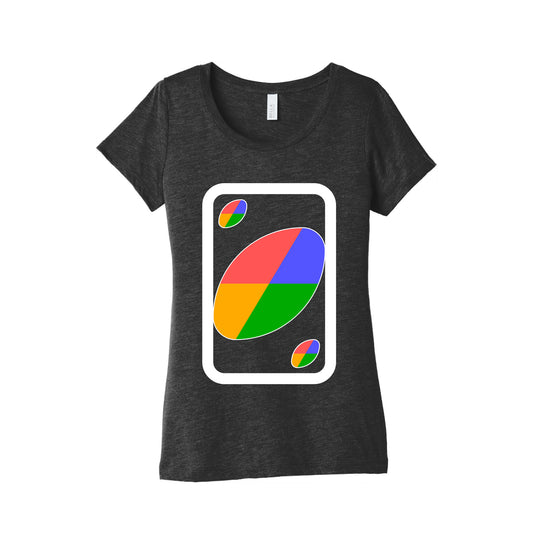 Uno Halloween Costume Womens Triblend Tee
