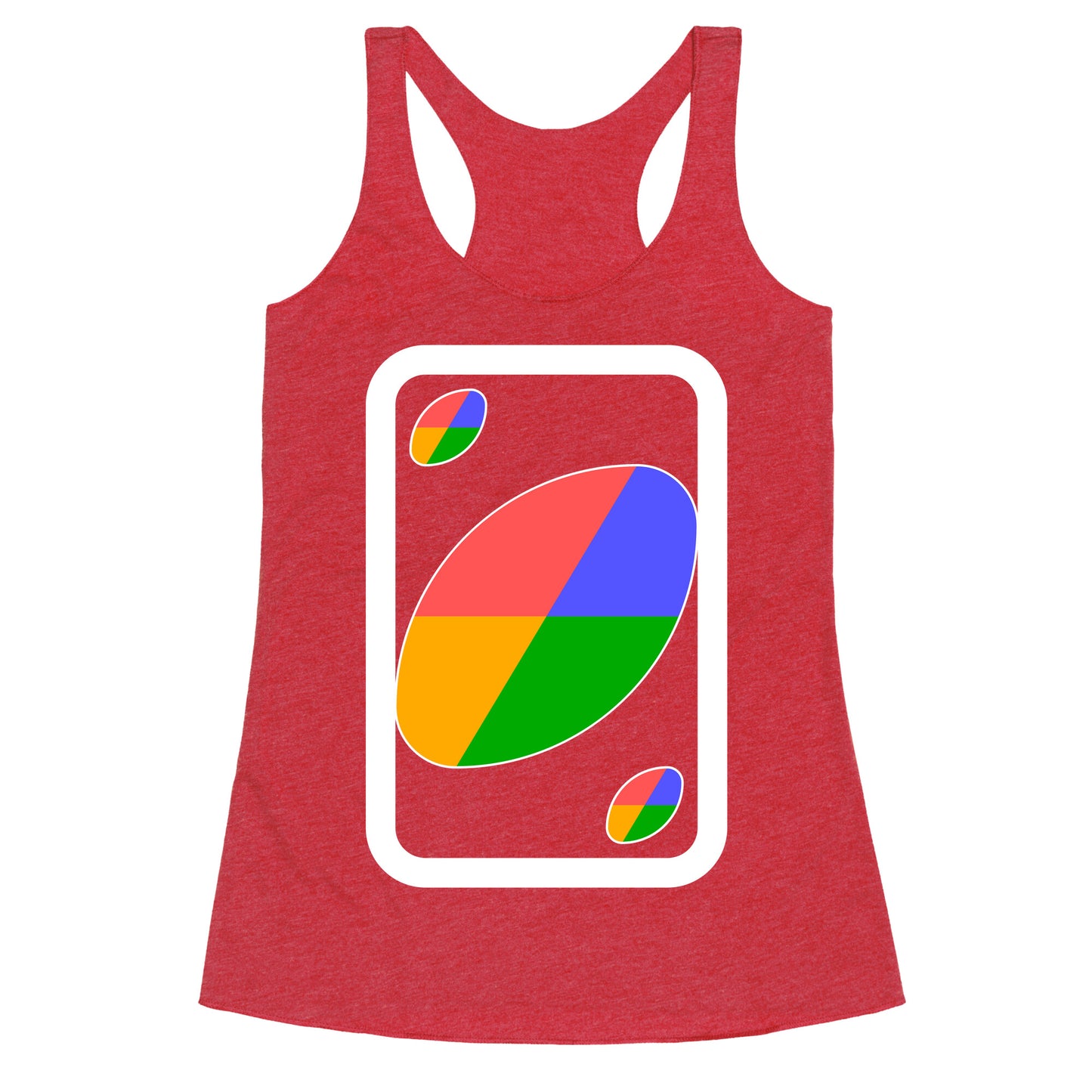 Uno Halloween Costume Racerback Tank