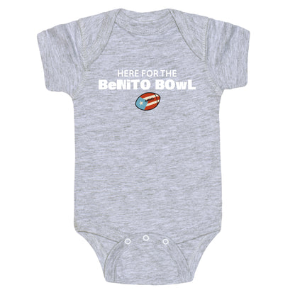 Here for the Benito Bowl Baby One-Piece