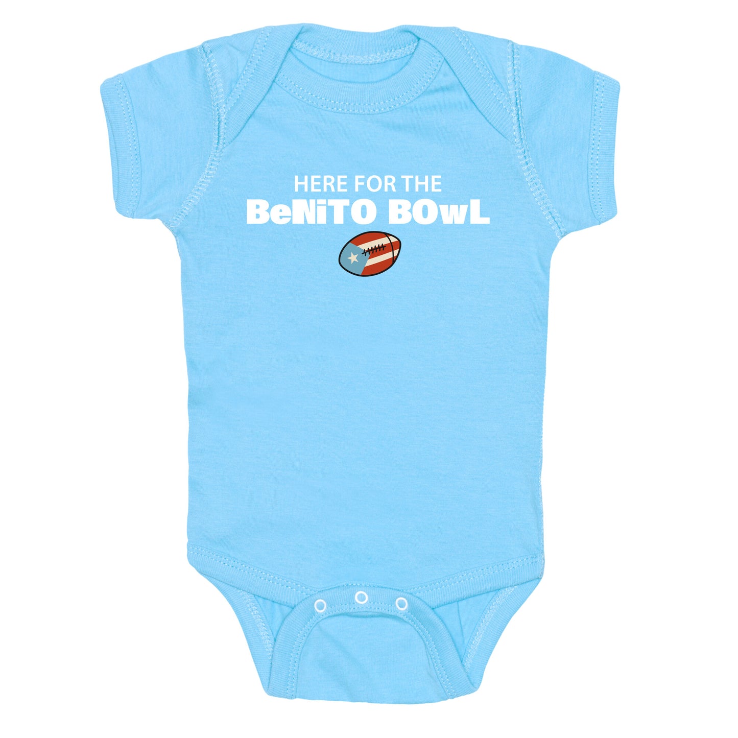Here for the Benito Bowl Baby One-Piece