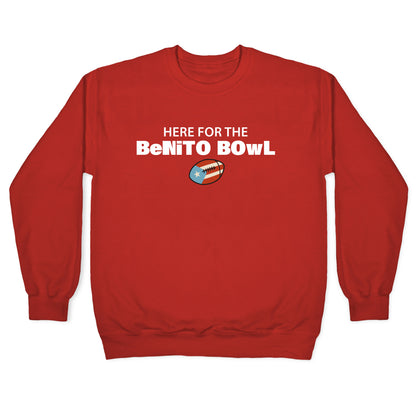Here for the Benito Bowl Crewneck Sweatshirt
