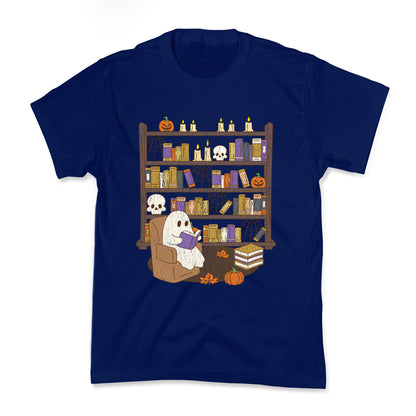 Retro Ghost Library Kids Tee