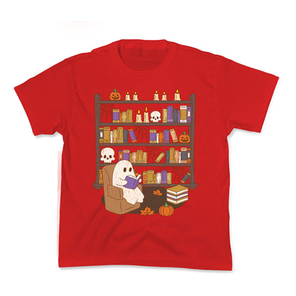 Retro Ghost Library Kids Tee