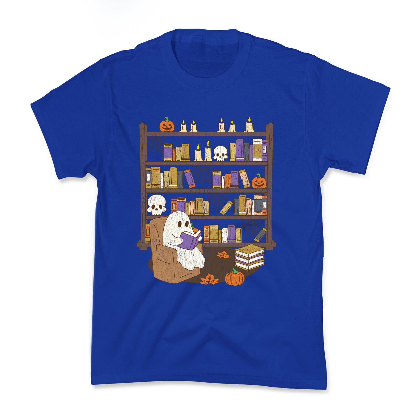 Retro Ghost Library Kids Tee