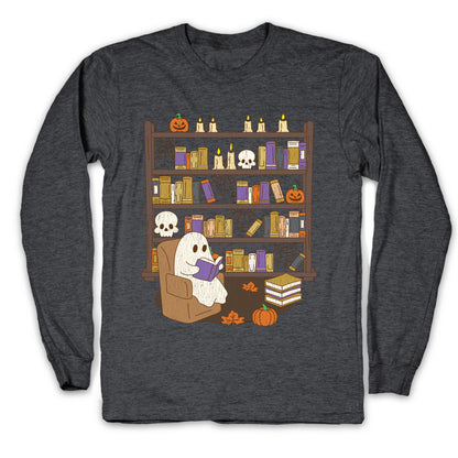 Retro Ghost Library Longsleeve Tee