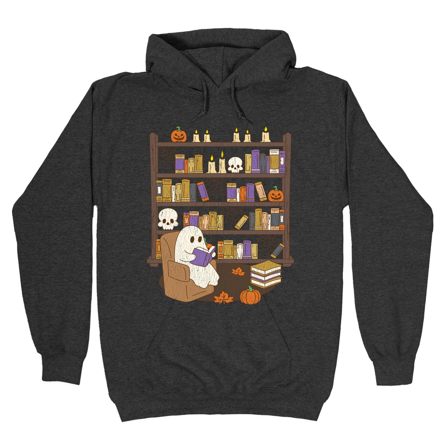Retro Ghost Library Hoodie