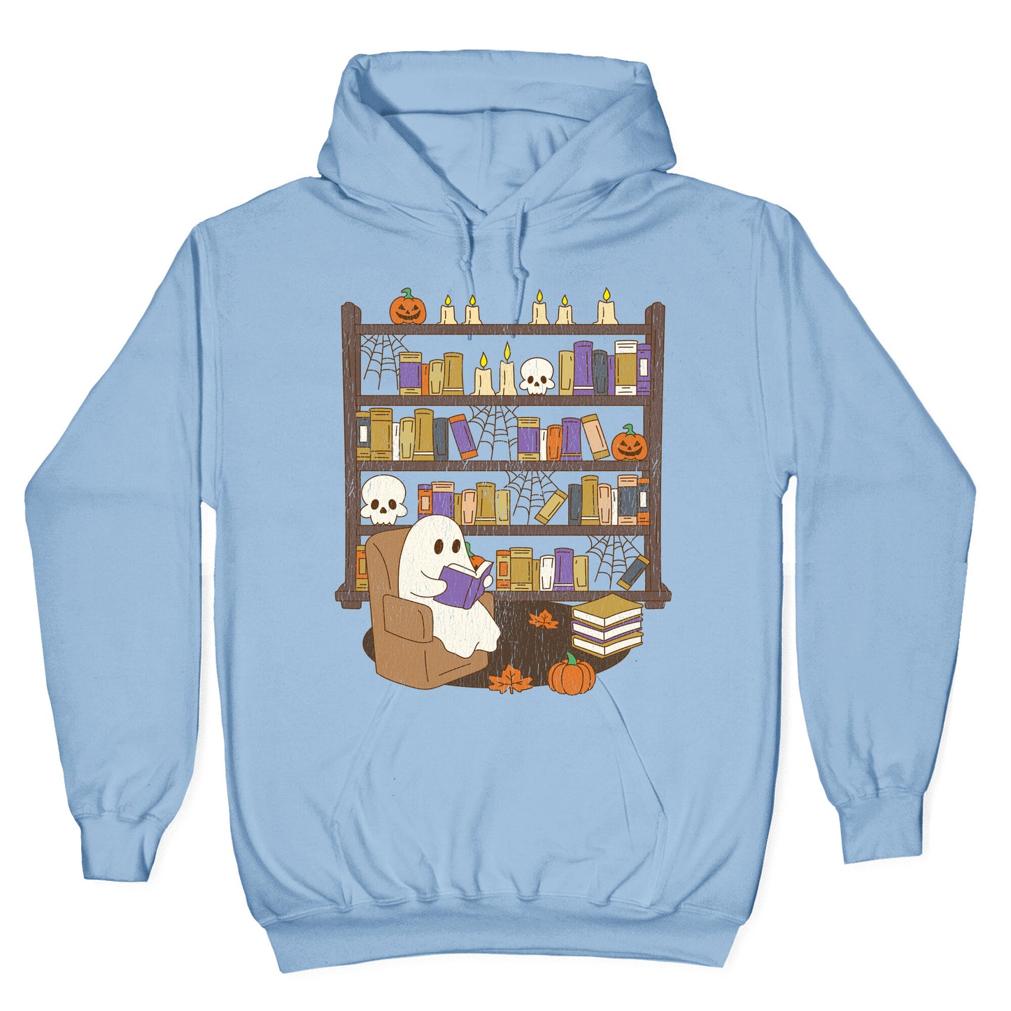 Retro Ghost Library Hoodie