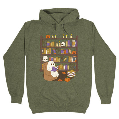 Retro Ghost Library Hoodie