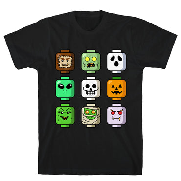 Halloween Zombie Block Heads T-Shirt