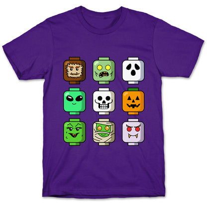 Halloween Zombie Block Heads T-Shirt