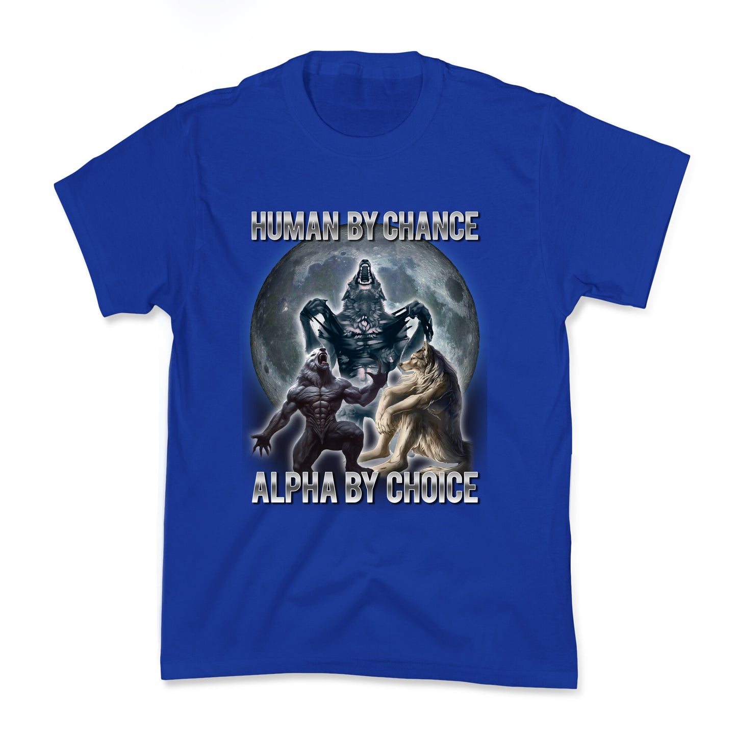 Human by Chance, Alpha by Choice Kids Tee