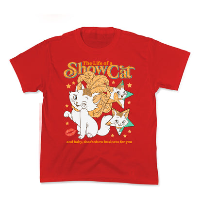 The Life of a Show Cat Kids Tee