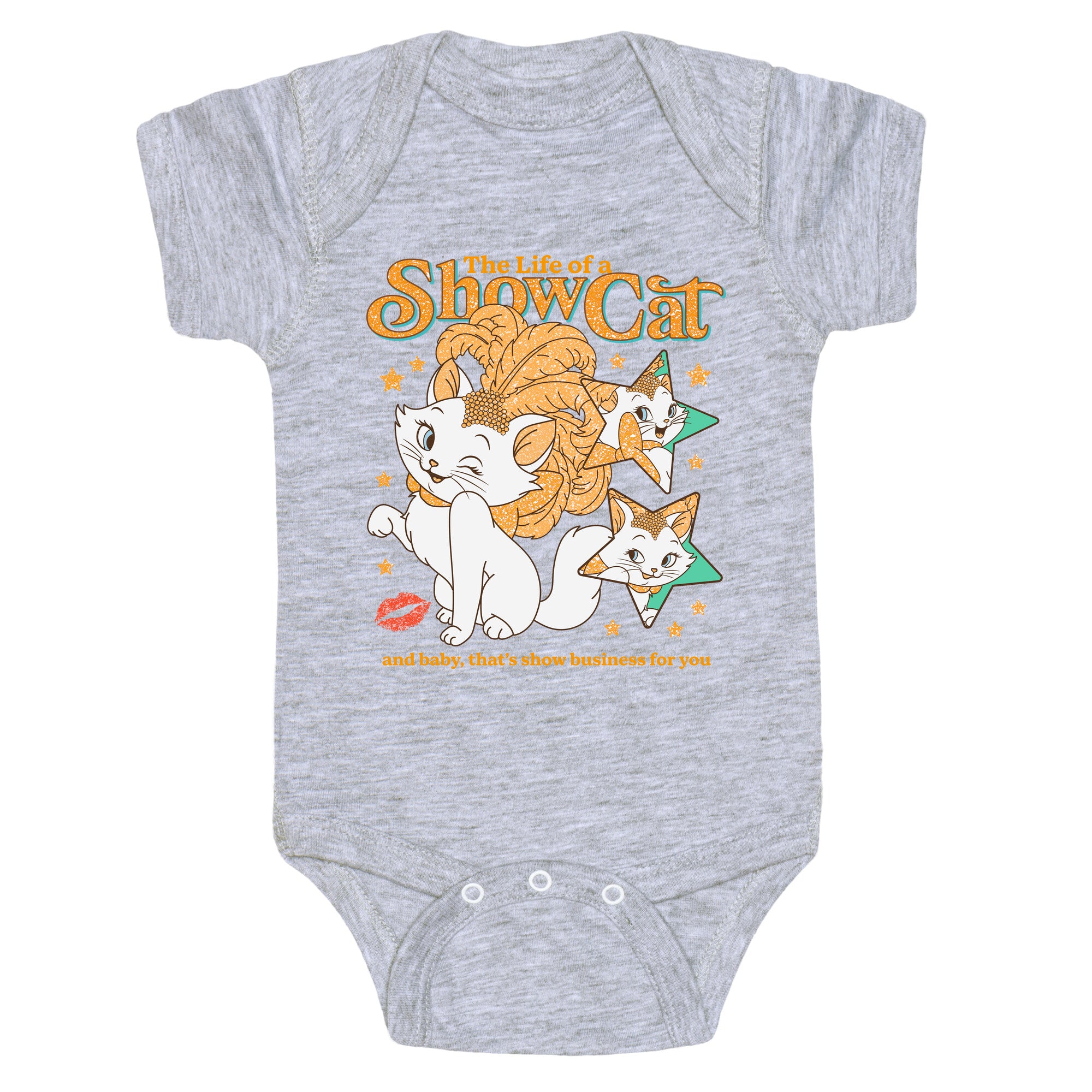 The Life of a Show Cat Baby One-Piece