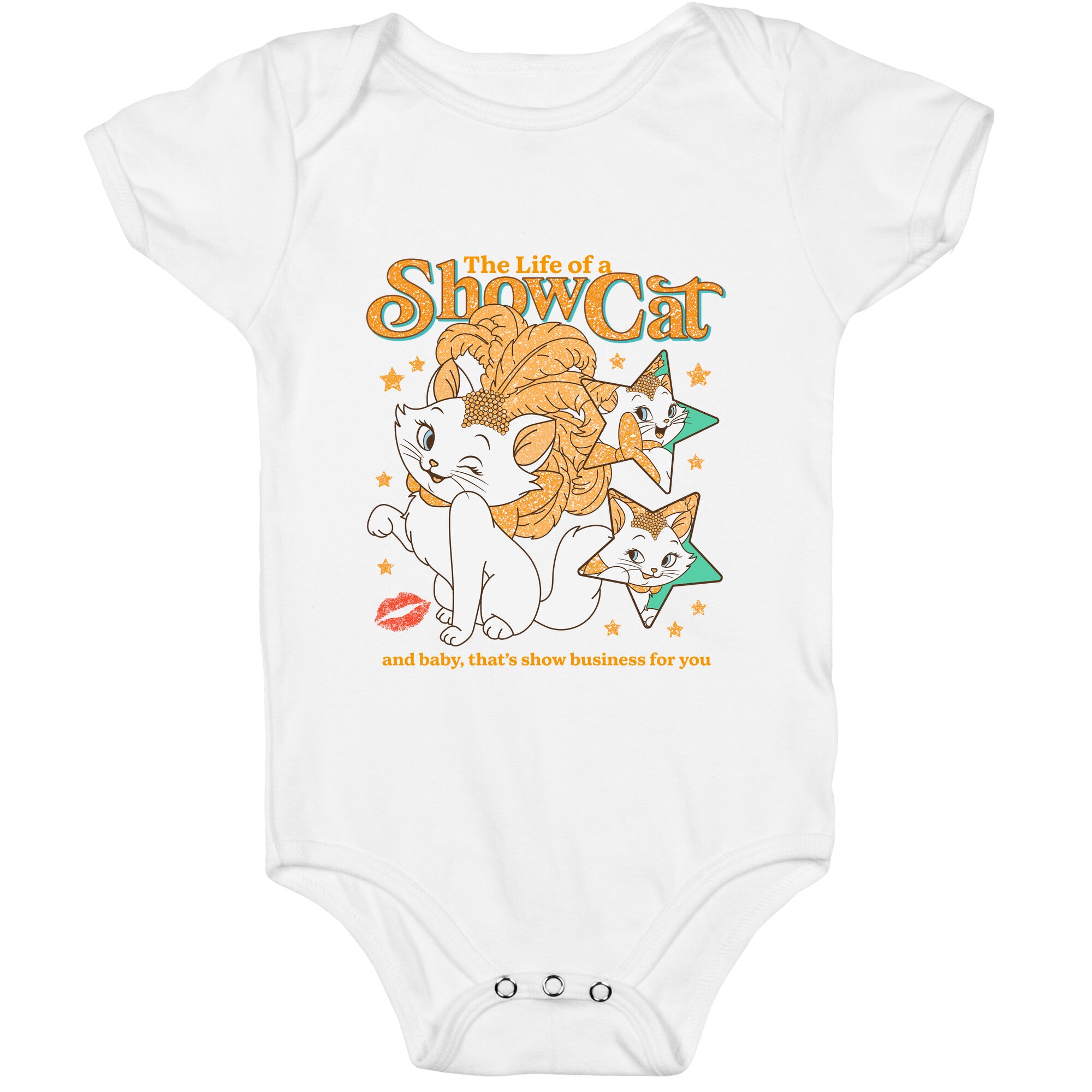 The Life of a Show Cat Baby One-Piece