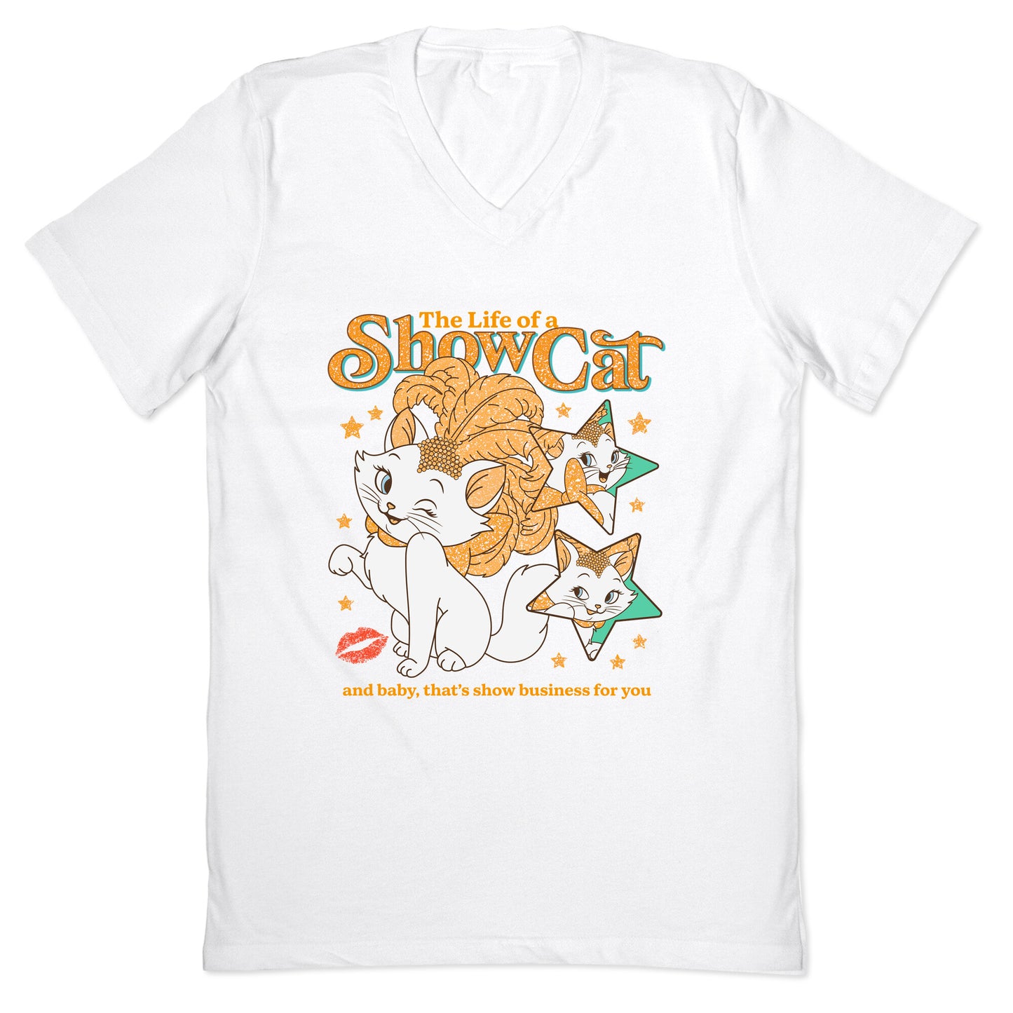 The Life of a Show Cat V-Neck