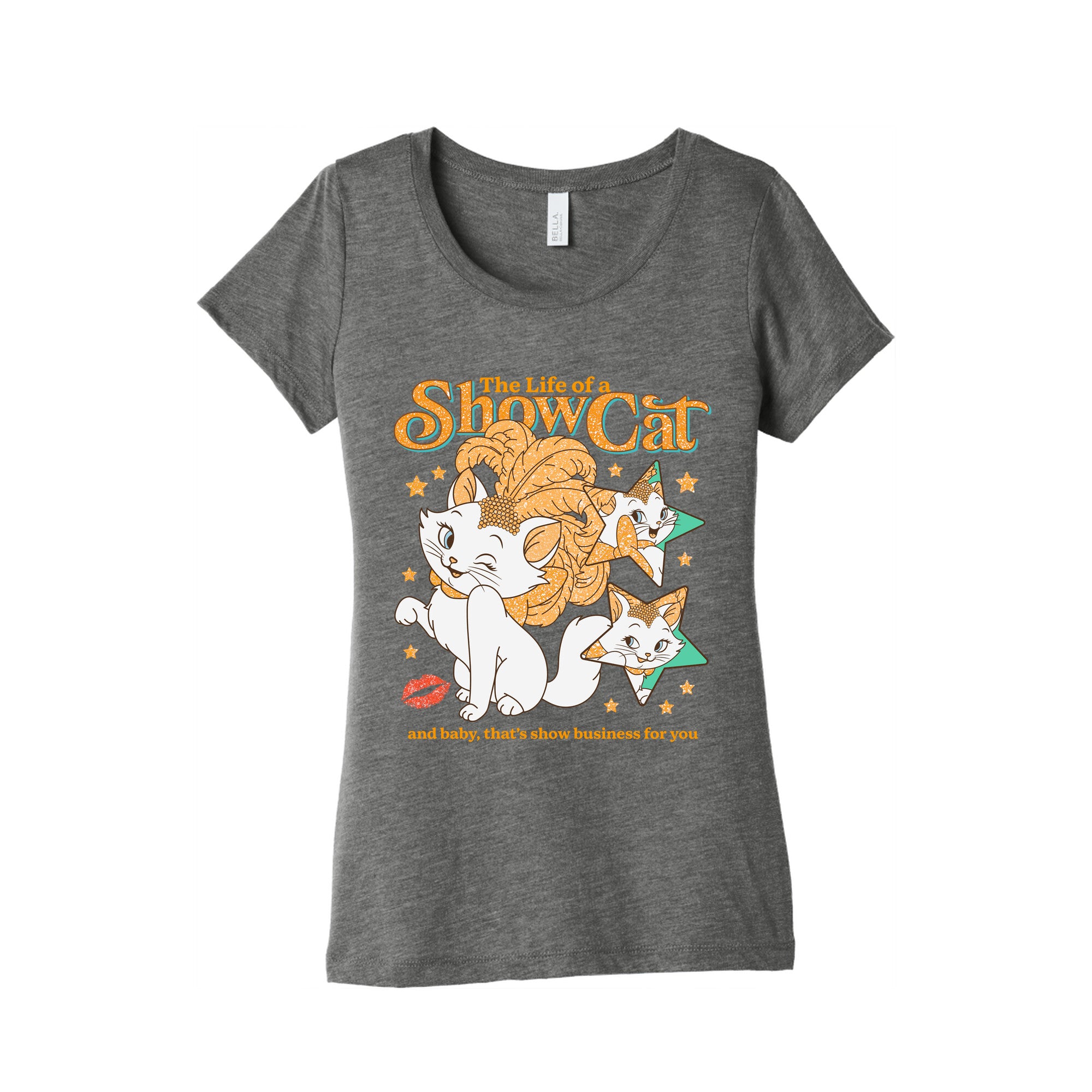 The Life of a Show Cat Womens Triblend Tee