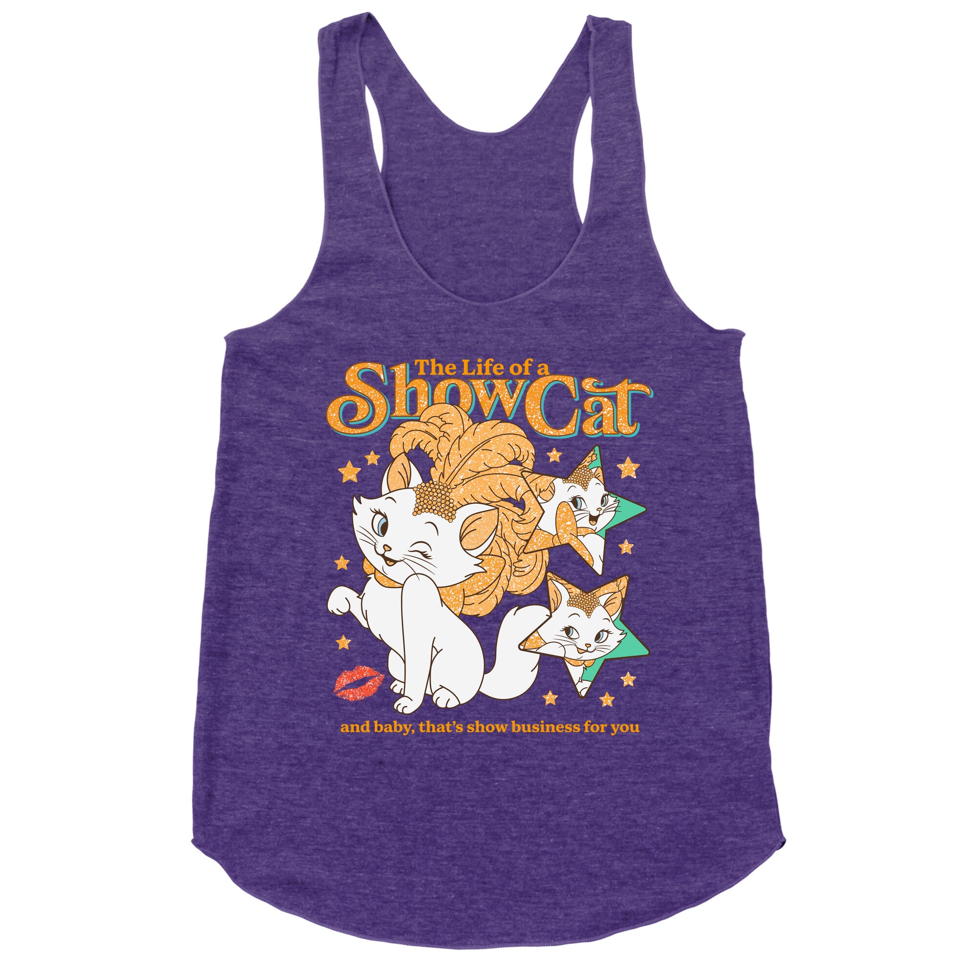 The Life of a Show Cat Racerback Tank