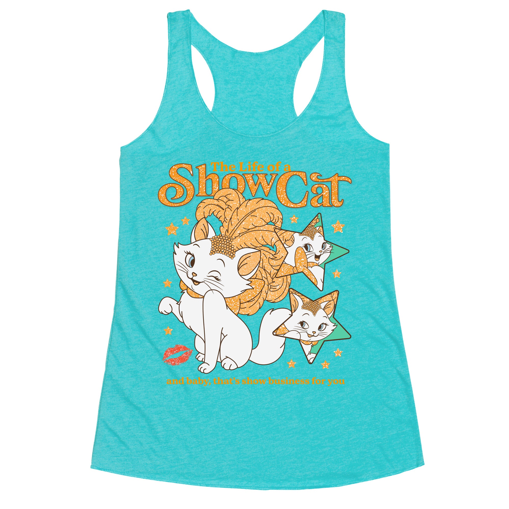 The Life of a Show Cat Racerback Tank