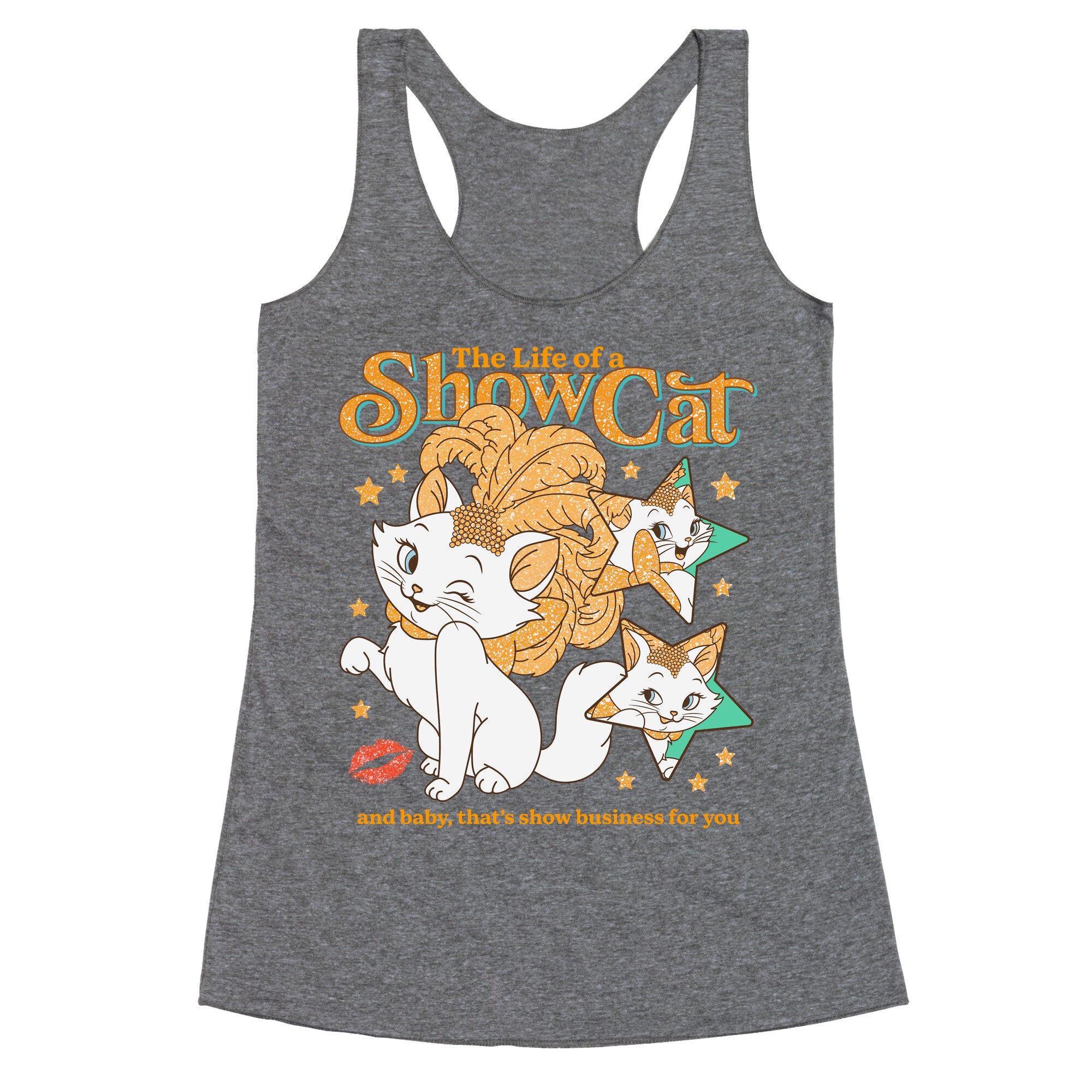 The Life of a Show Cat Racerback Tank