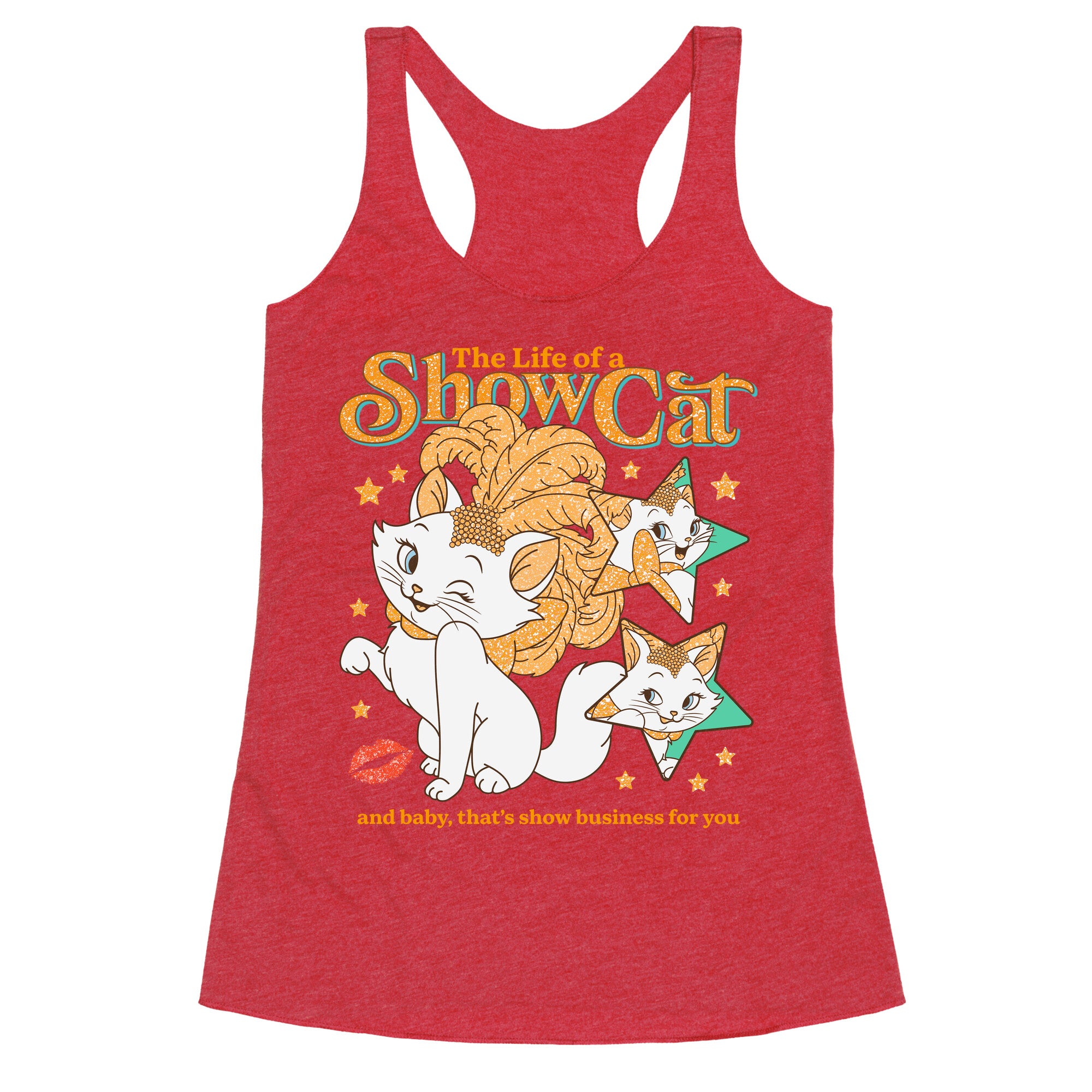 The Life of a Show Cat Racerback Tank