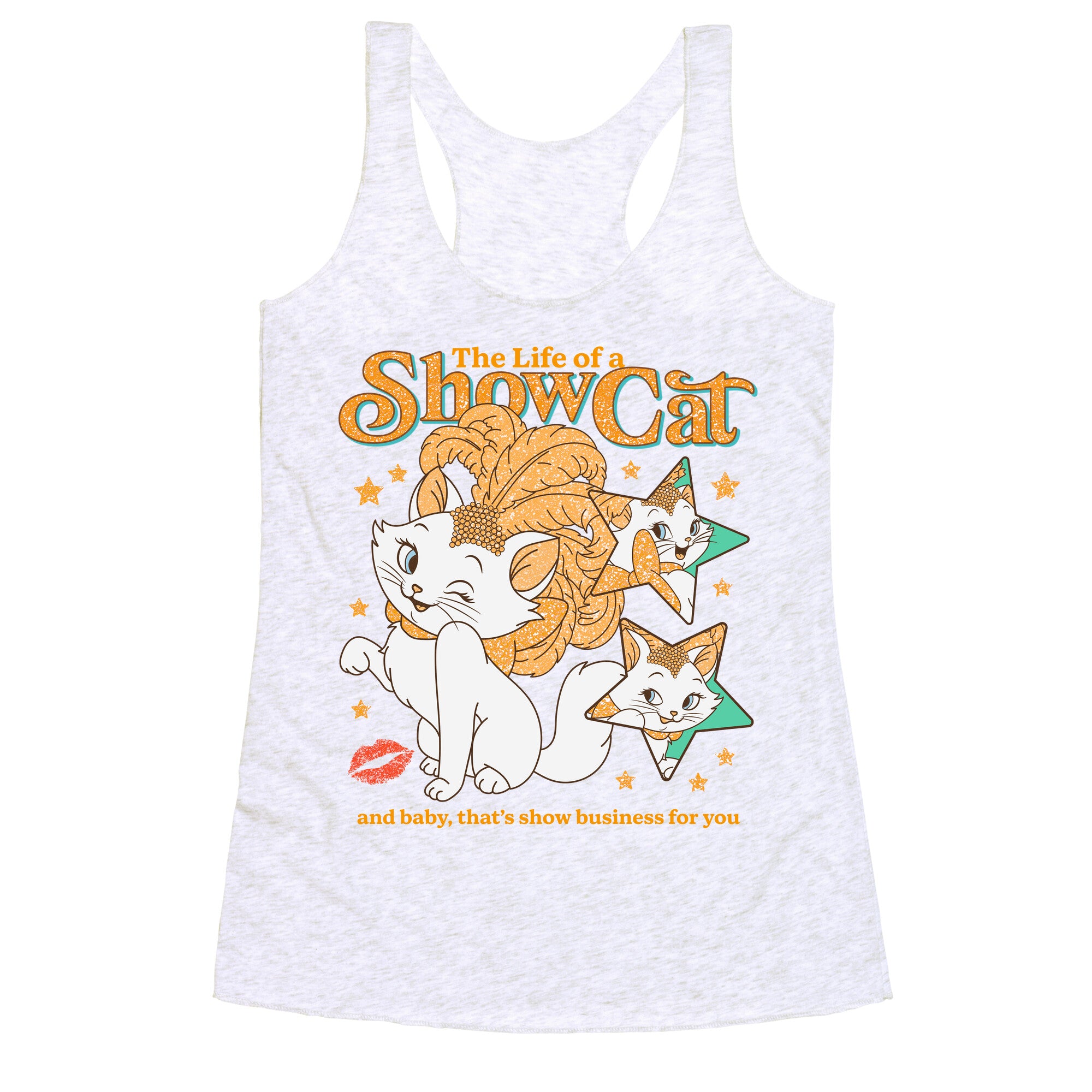 The Life of a Show Cat Racerback Tank