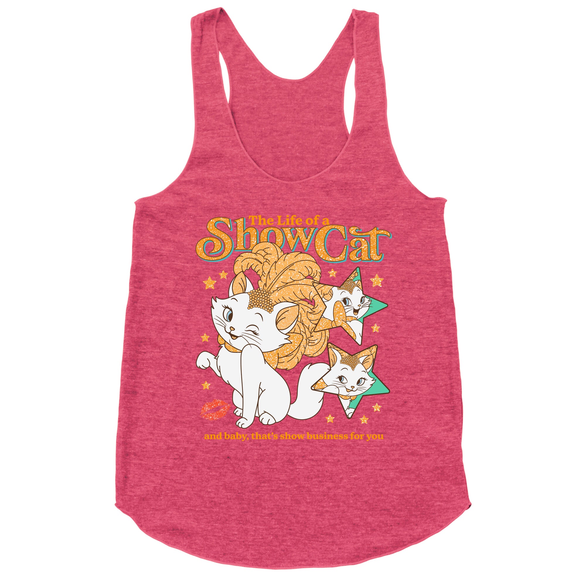 The Life of a Show Cat Racerback Tank
