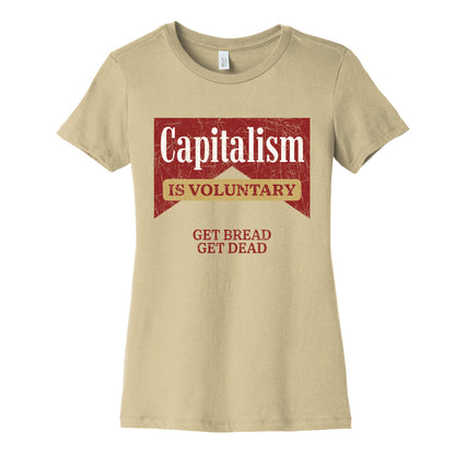 Capitalism is Voluntary Womens Cotton Tee