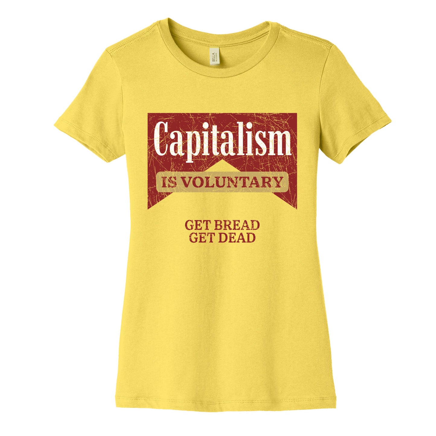 Capitalism is Voluntary Womens Cotton Tee
