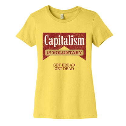 Capitalism is Voluntary Womens Cotton Tee