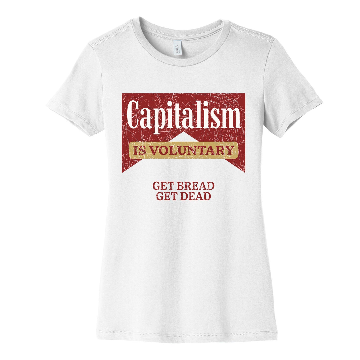 Capitalism is Voluntary Womens Cotton Tee
