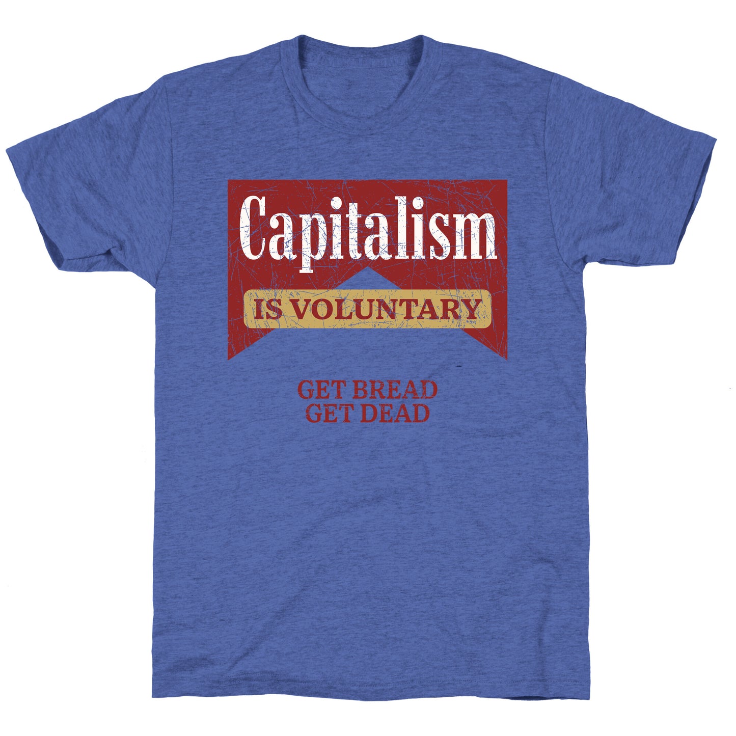 Capitalism is Voluntary Unisex Triblend Tee