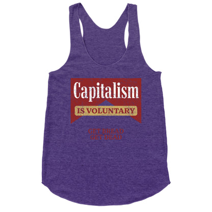 Capitalism is Voluntary Racerback Tank