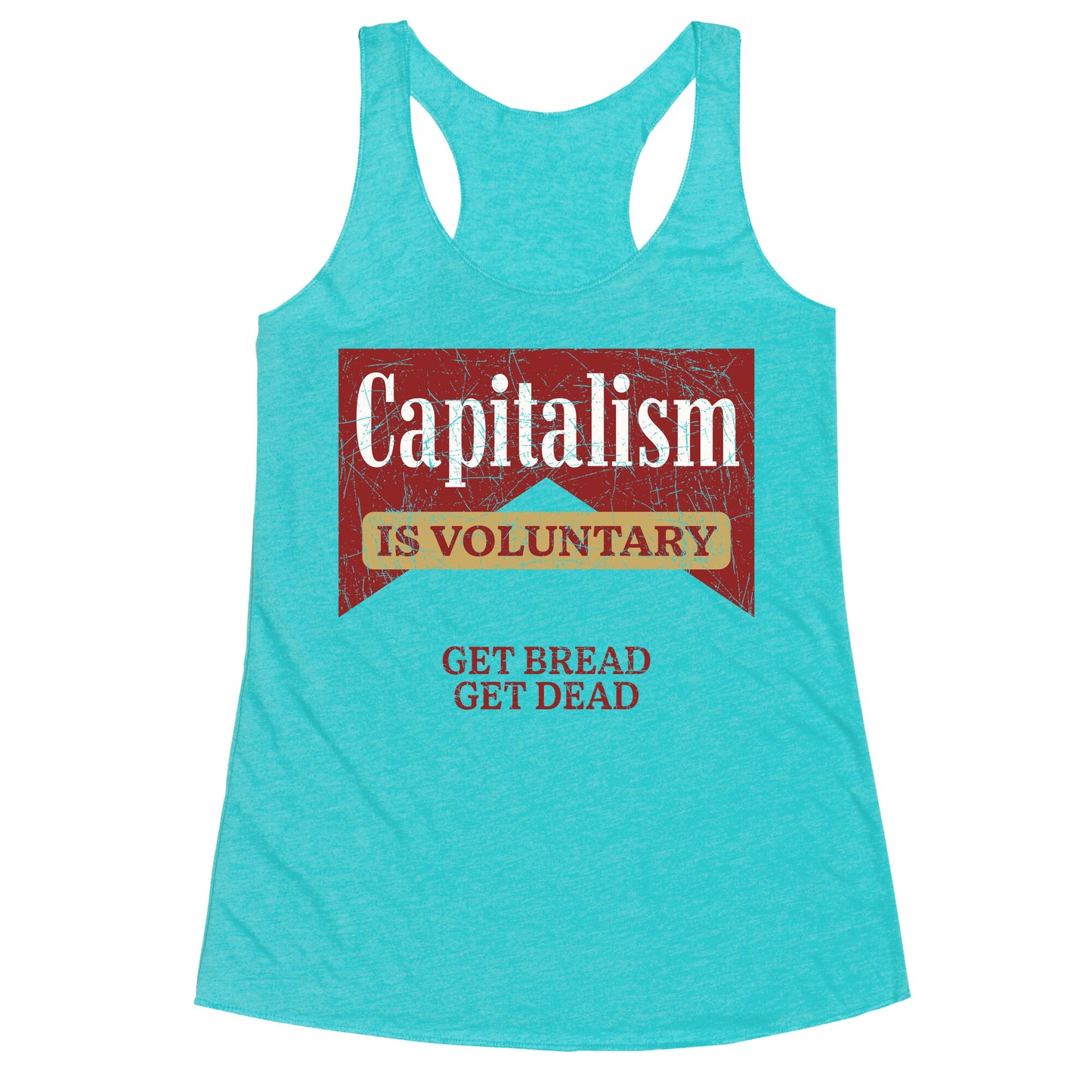 Capitalism is Voluntary Racerback Tank