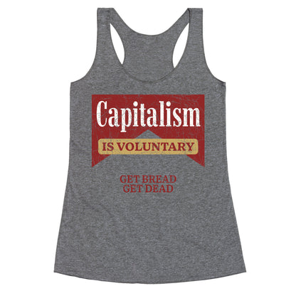 Capitalism is Voluntary Racerback Tank