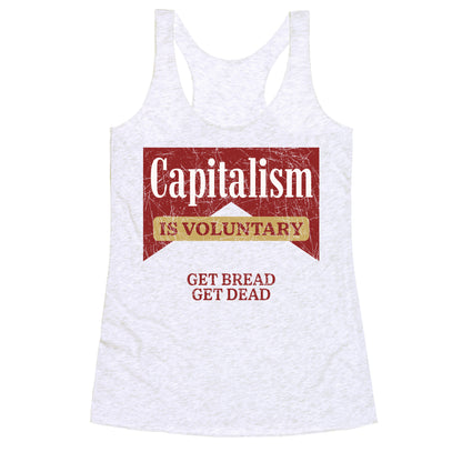 Capitalism is Voluntary Racerback Tank