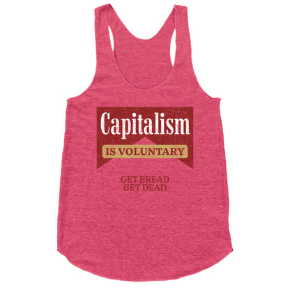 Capitalism is Voluntary Racerback Tank