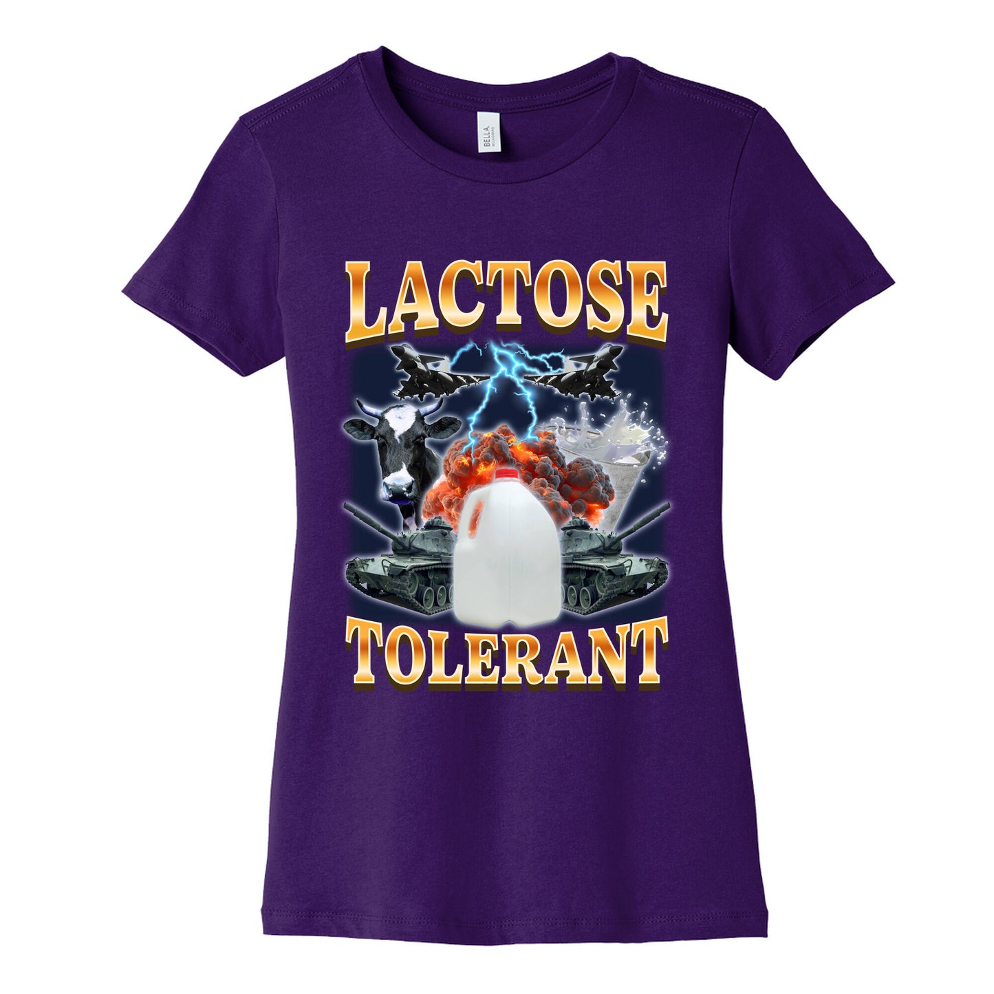 Lactose Tolerant Womens Cotton Tee