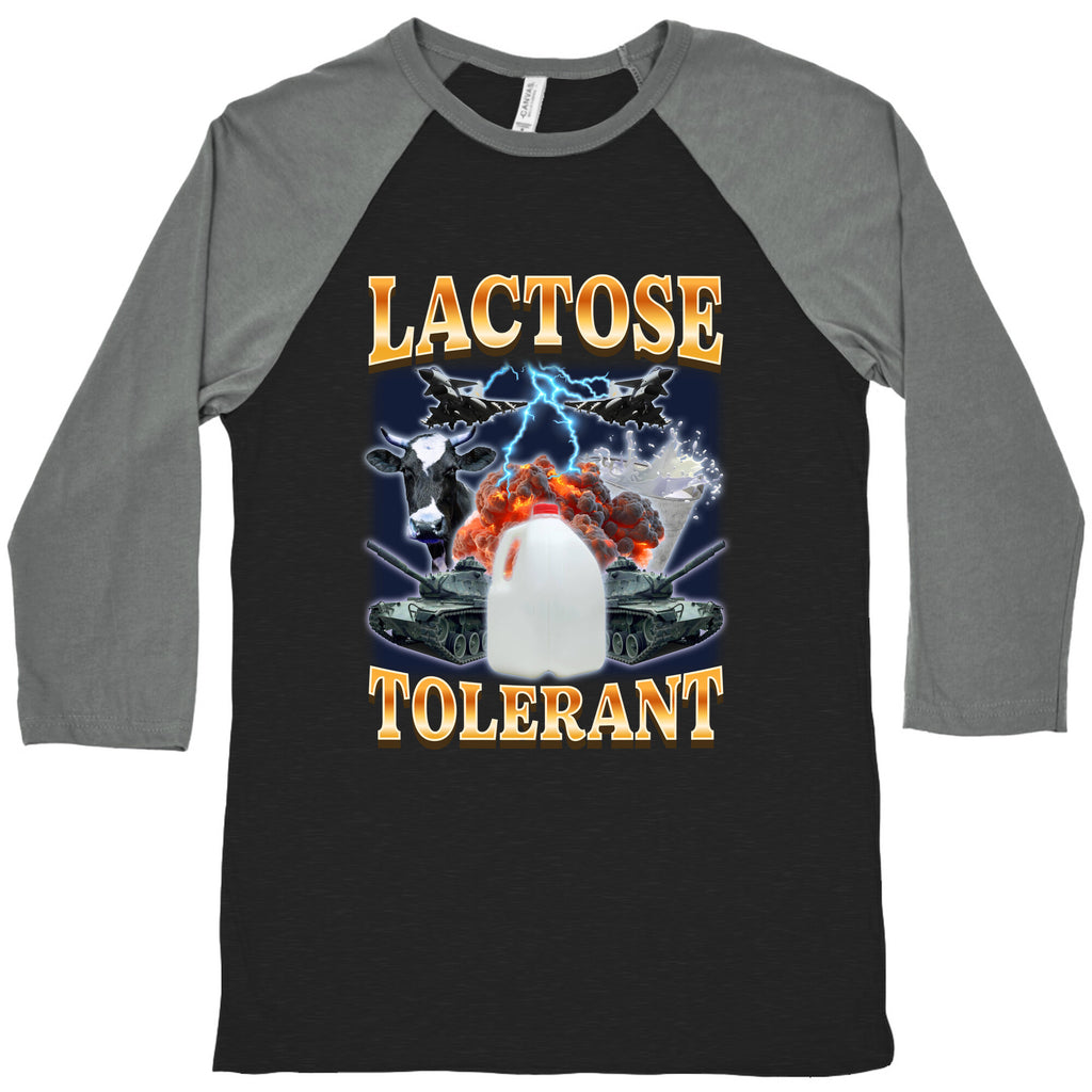 Lactose Tolerant Baseball Tee