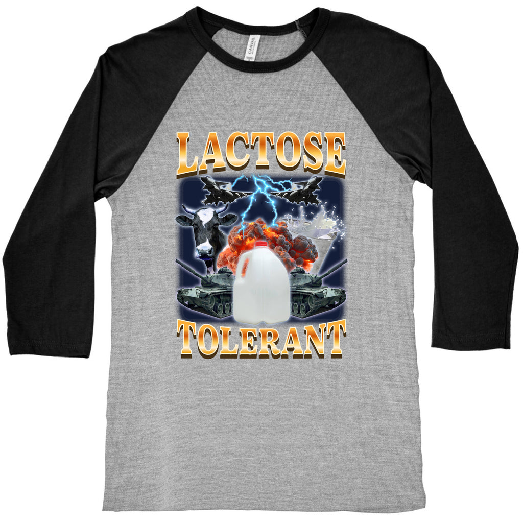 Lactose Tolerant Baseball Tee