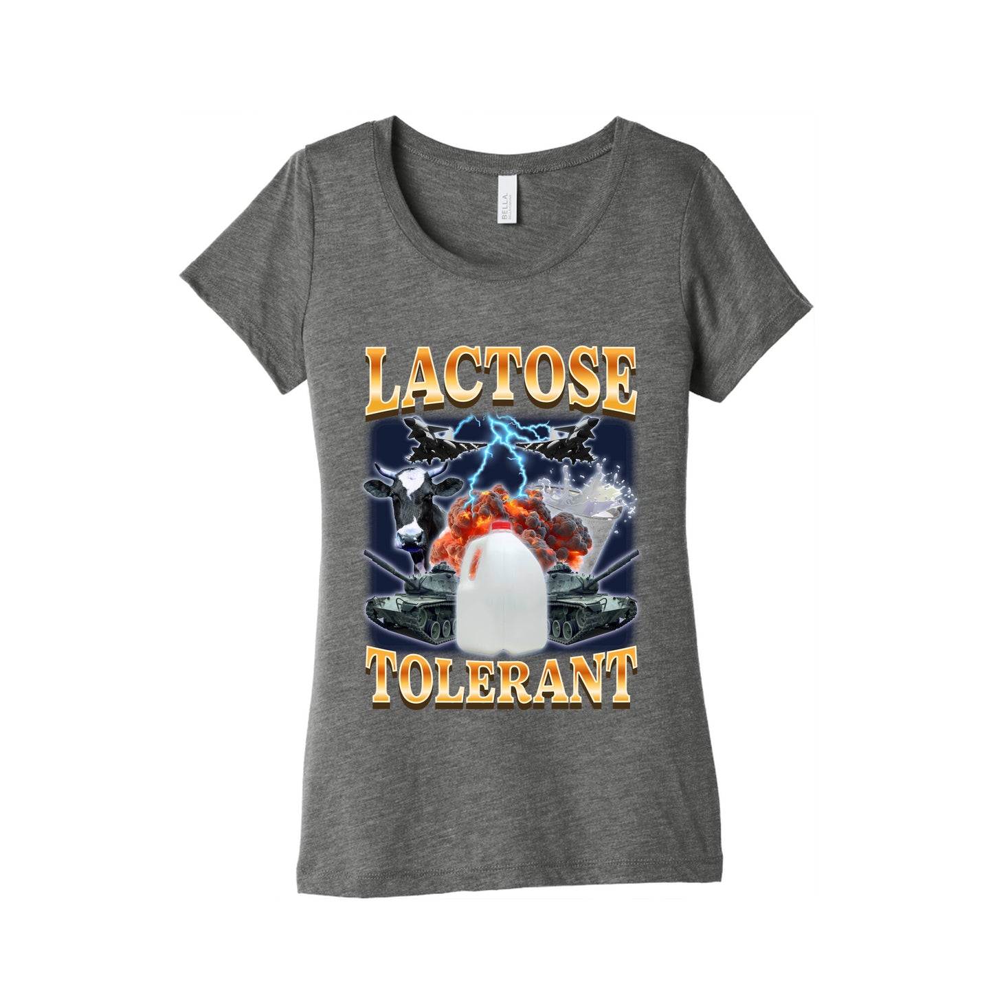 Lactose Tolerant Womens Triblend Tee