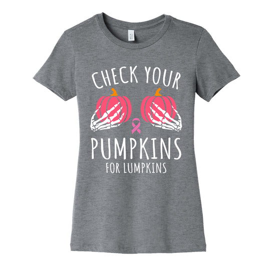 October Breast Cancer Awareness Womens Cotton Tee