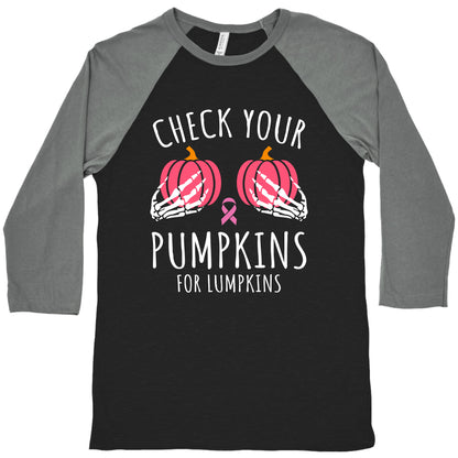 October Breast Cancer Awareness Baseball Tee
